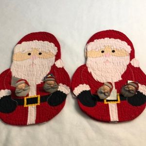 Place mats and napkin holders